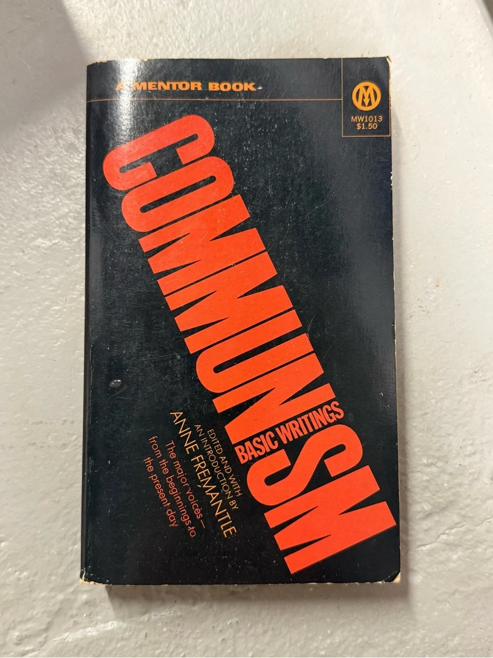 Vintage Communism Basic Writings Anne Fremantle Mentor Books Political Theory